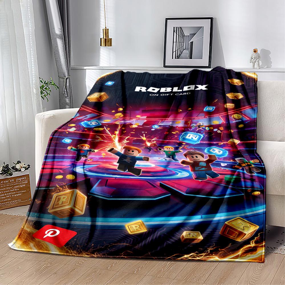 Roblox 392 Blanket Warmthful Decor Great for Sofa Bedding Bed Four Seasons Multipurpose Warmthful Decor Birthday Christmas Gift Blanket