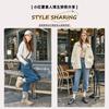 Leather bread shoes autumn new women's casual flat sports white shoes versatile shoes children