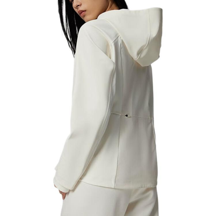 SAUCONY Breathable Lightweight Windbreaker Jacket Women's Oat White SC1240155A-WT30