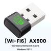 AX900 WiFi 6 USB Adapter Portable Stable 900Mbps Dual Band 2.4G 5GHz Wireless Network Card Driver Free AP Mode For Laptop Desktop Windows 10 11