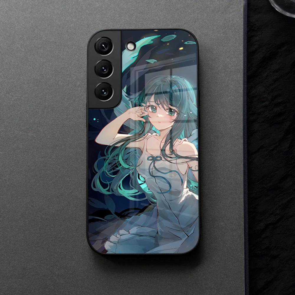 Saya No Uta The Song Of Saya Phone Case Glass For Samsung Galaxy S21 S26 S25 S22 S20 S24 S23 Ultra Fe Plus A16 A34 A54 A24 Coque