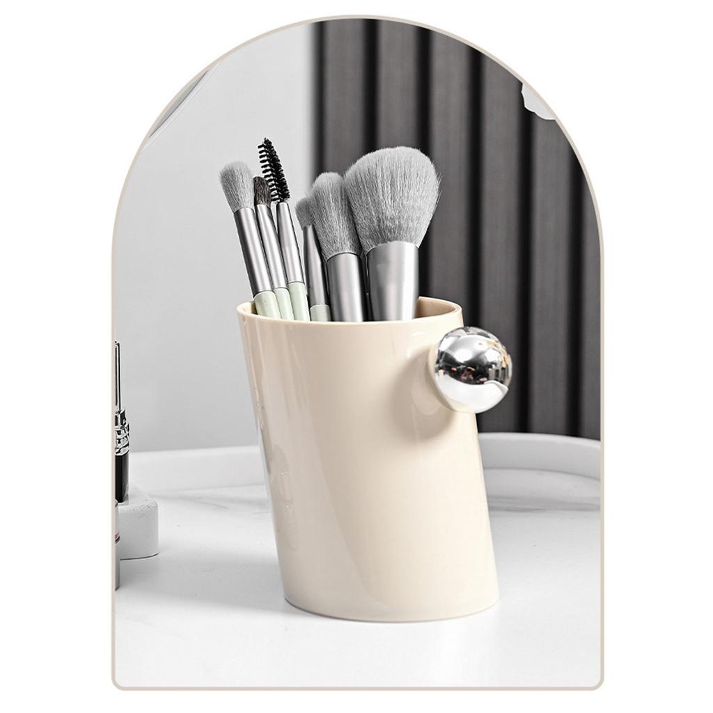 Eyebrow Pencil Holder Simple Plastic Multifunctional Space Saving Easy Access Cosmetic Brush Holder Organizer for