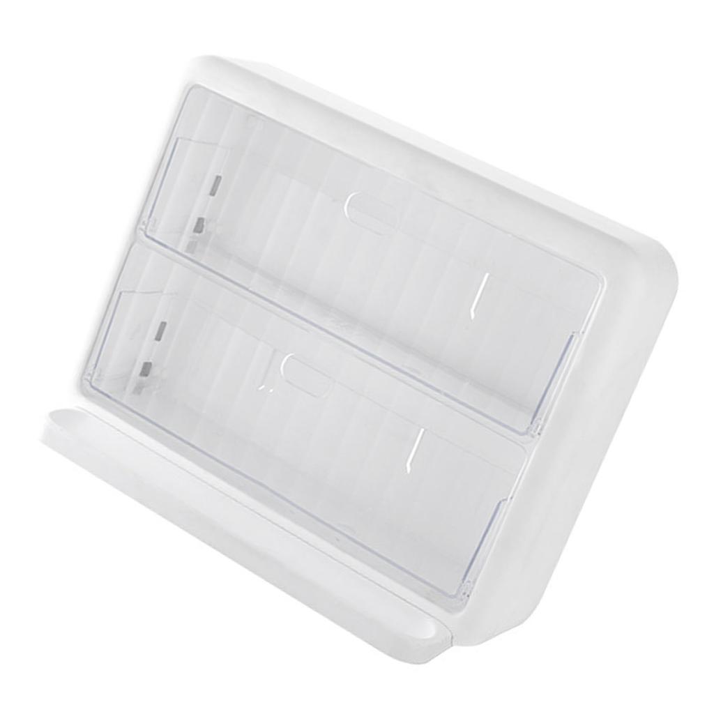 Wall Mounted Coffee Capsule Holder Clear Acrylic Compact Tea Bag Storage Rack for Office