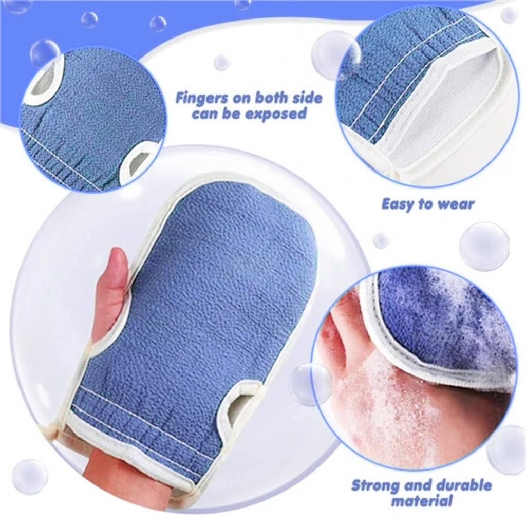 Splish - Bath Body Brush Shower Exfoliating Back Brush Scrub Belts Stain Removal Exfoliating Gloves Dropshipping