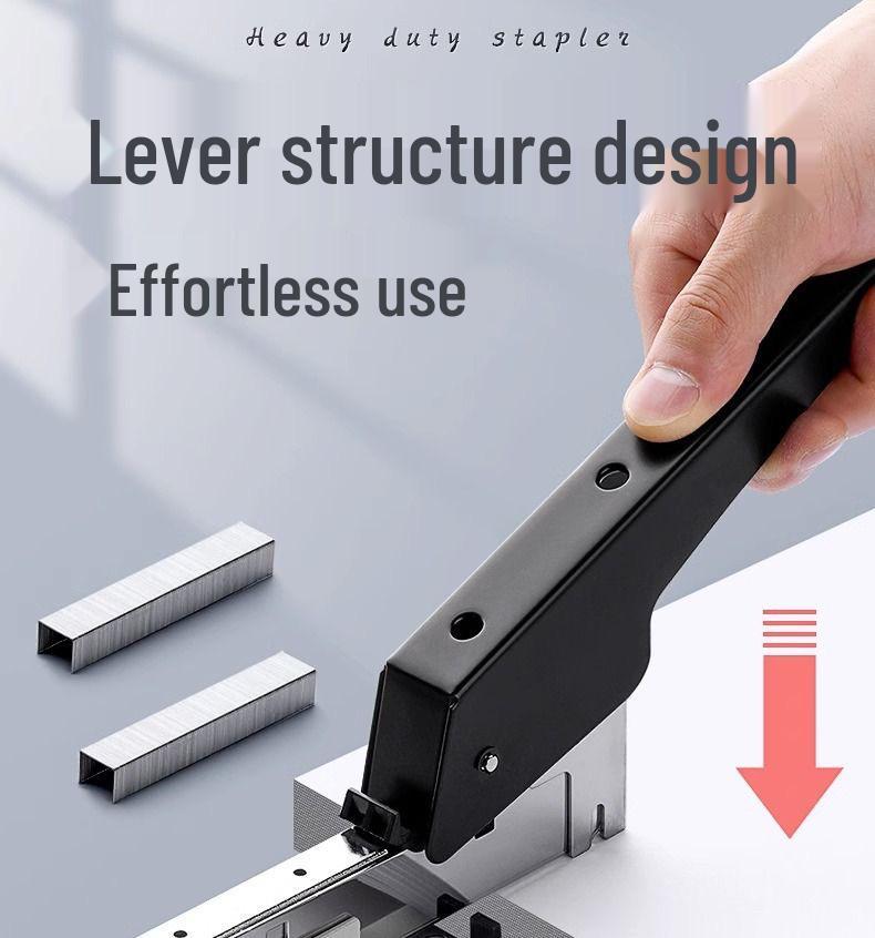 Grampeador de Uso Pesado Huapuda 0100, Grampeia 100 Páginas com Grampos 23/13