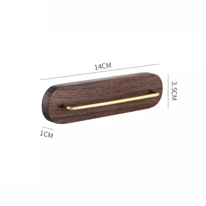 

Wall-mounted Coffee Filter Paper Holder with Adhesive Sticker Wooden Coffee Filter Storage Rack for Pour-Over Coffee Filters 14cmx3.5cmx1cm