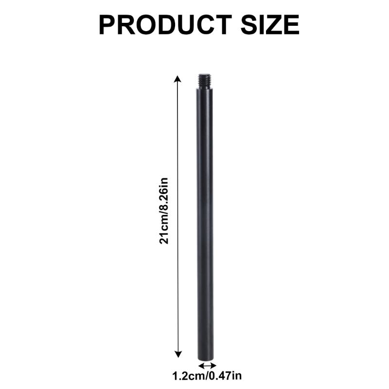 Multi Purpose M10 Female to Male Extension Bar 12mm Width Aluminum Alloy Extension Rod Enhances Mounting Option