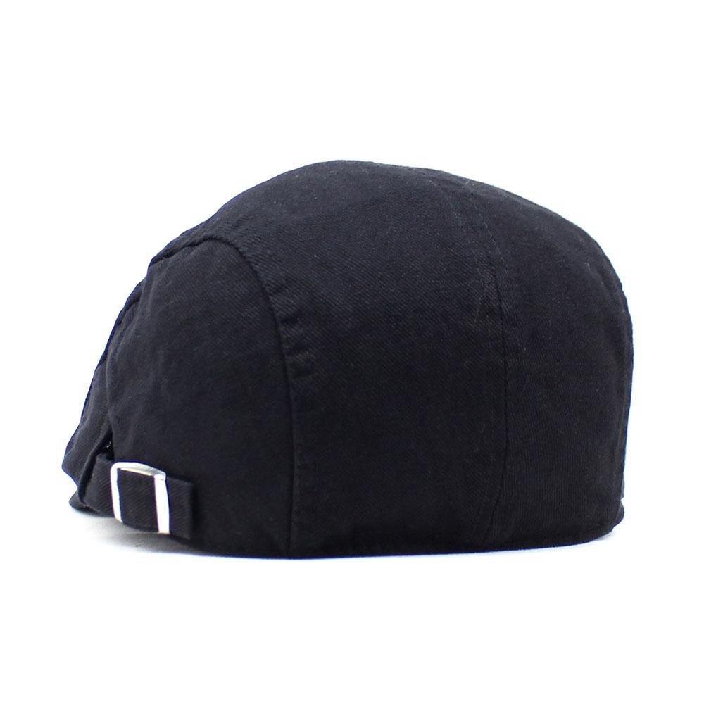 Solid Color Splicing Beret Men's Cotton Cap Outdoor Sports and Leisure Hat Forward Hat