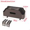Car Seat Back Organizer Tissue Box 2 Cup Holder Convenient Keep Easy Installation with Hooks Hanger