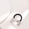 Minimalist Metal Hair Ring - New Korean Style High-End Ponytail Tie Rubber Band.