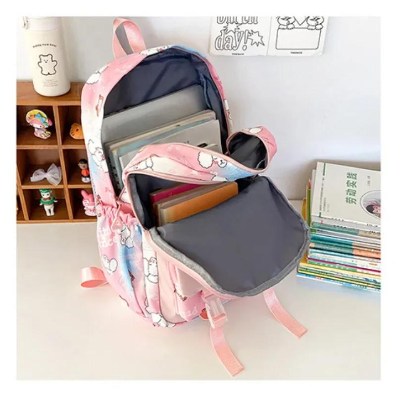 Children Shoulder Bag Foreign Cartoon Korean Version Trend Student Schoolbags Large Capacity High Value Travel Bag