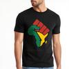 Men's Funny Africa Map Flag Graphic Cotton T-Shirt Streetwear Summer Tee Birthday Gift Brand Ca