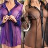 Kvinner Sexy Transparent Clubwear Stripper Langermet Undertøy Gargets