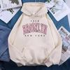Womens Hoodie Fleece Thick Winter 2026 Loose Casual Lazy Style Cartoon Print Top
