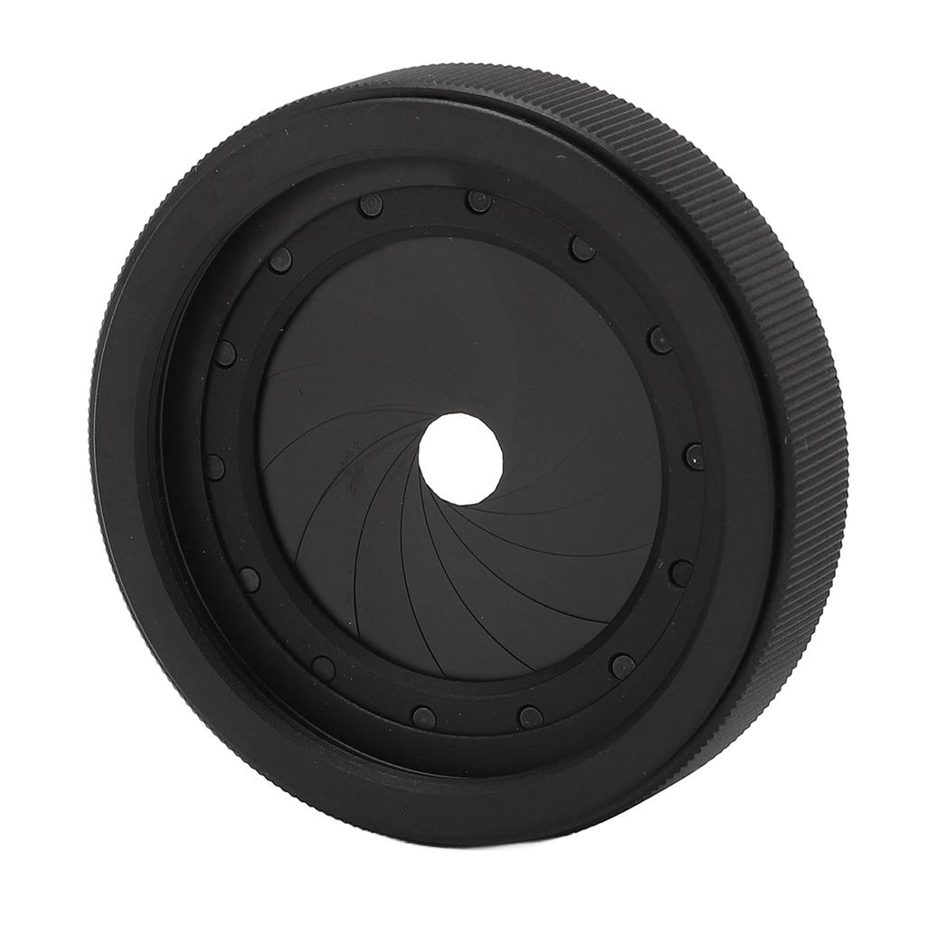 Iris Aperture 1.5mm To 26mm ID 45mm OD M30 To M37 Aperture Diaphragm for Optical System Camera Microscope