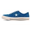 Converse One Star J Suede Comfortable Simple Durable Lightweight Low Top Canvas Shoes Unisex Sneakers Blue 35200670
