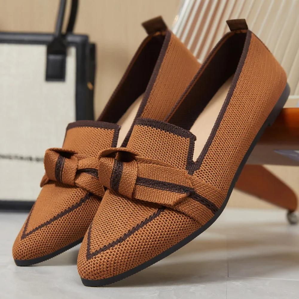 Summer new pointed cloth shoes Women s Outdoor non slip Loafers fashion Ballet Flats Casual Low Heel Luxury Woman Butterfly Shoe 36 3539₽