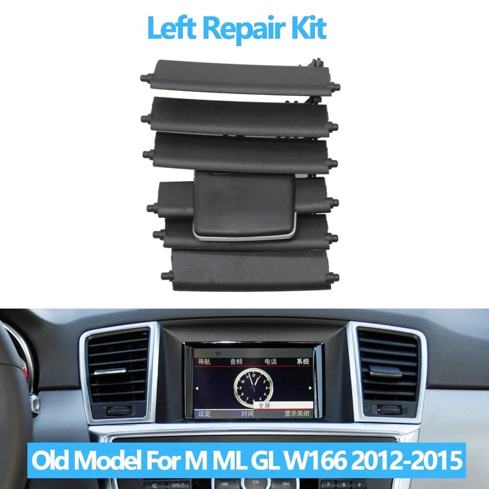 Car Front Middle AC Air Conditioner Vent Outlet Grille Slide Clip Repair Kit For Mercedes Benz W166 W292 ML350 GL450 GLE GLS
