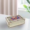 Diamond Painting Storage Box Wooden Box DIY 5D Diamond Painting Jewelry Box Diamond Painting Container Box for Women