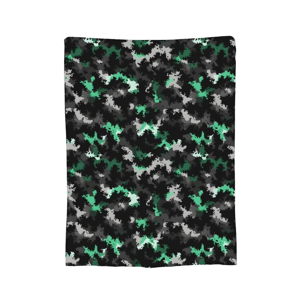 Camo Camouflage Blankets Coral Fleece Plush Summer Multi-function Super Warm Throw Blankets for Bedding Couch Rug Piece