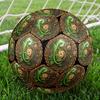 Steampunk Gecko Jungle Round Football Size 5 Adult Ball Suitable for Training Matches and Outdoor Team.