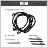 Fog Light Wiring Harness Kit 56045501AC for Dodge for Ram 1500 2500 3500 4500 5500 Truck 2002-2008 Left Right Side Replacement Car Parts