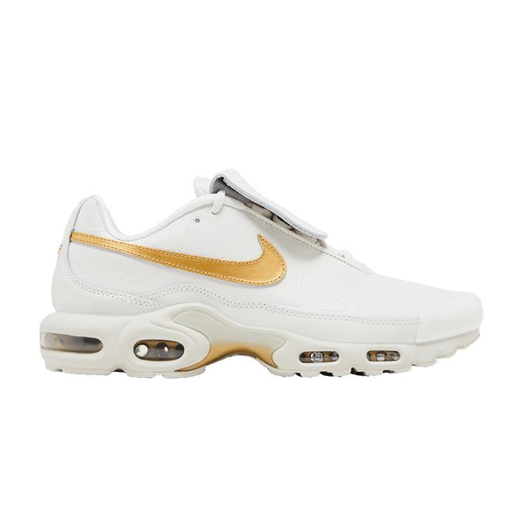 Nike Air Max Plus Tiempo Metallic Gold 38.5 white