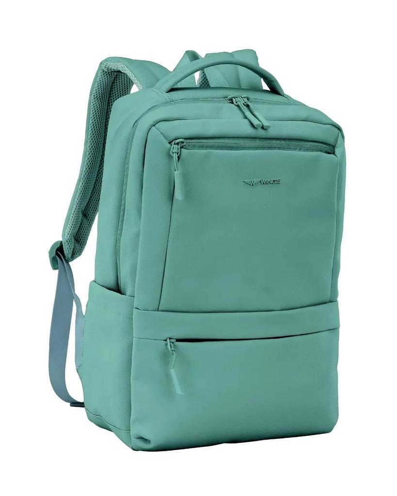 Wings Cbp003 Cabin Backpack Luggage with Laptop Pocket for Work and Travel Teal