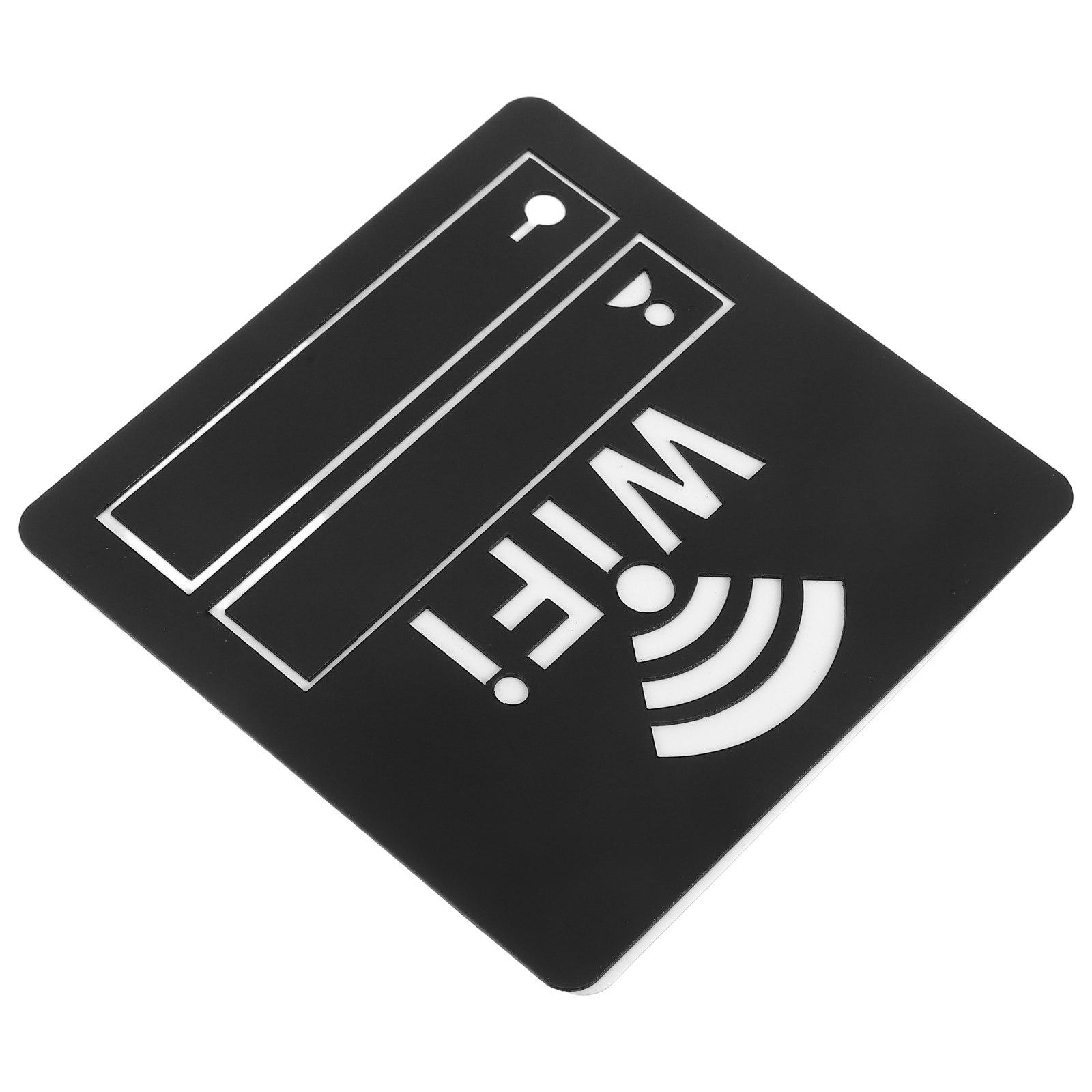 

WiFi Password Sign Mirror Wall Sticker Acrylic Waterproof Hd Reflective Surface Easy Install for Restaurant Office Salon other