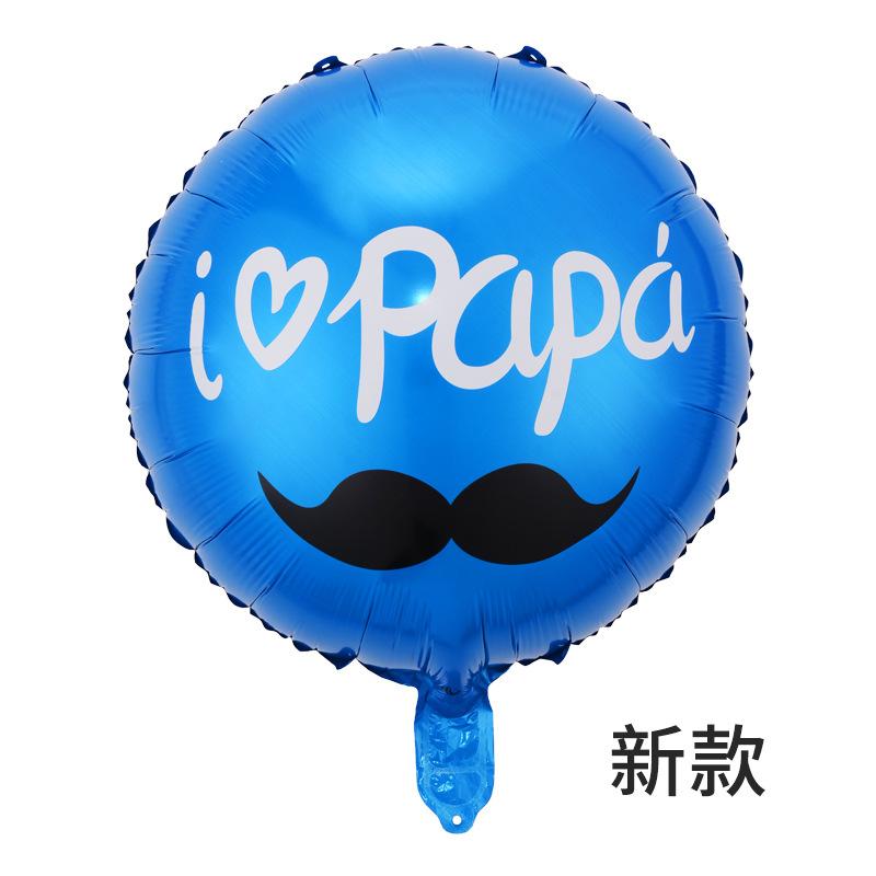 Balloon Spanish Father'S Day Ball Decorative Arrangement Spanish Aluminum Film Balloon