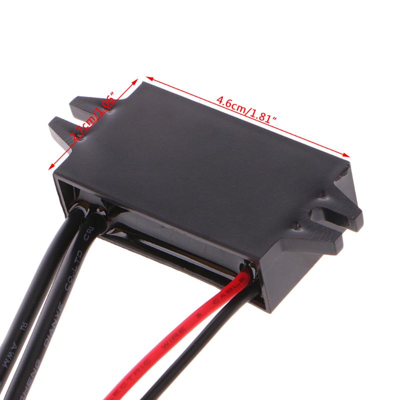 DC-Konverter 12 V auf 5 V 3 A, doppelter 2-USB-Anschluss zum automatischen Leistungsregler, Spannungsabsenkung 15 W, 3 A, insgesamt 50 mV (MAX) 20M-Bandbreite