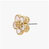 Tory Burch Kira Flower Logo Mother Of Pearl Stud Earrings 157351 700