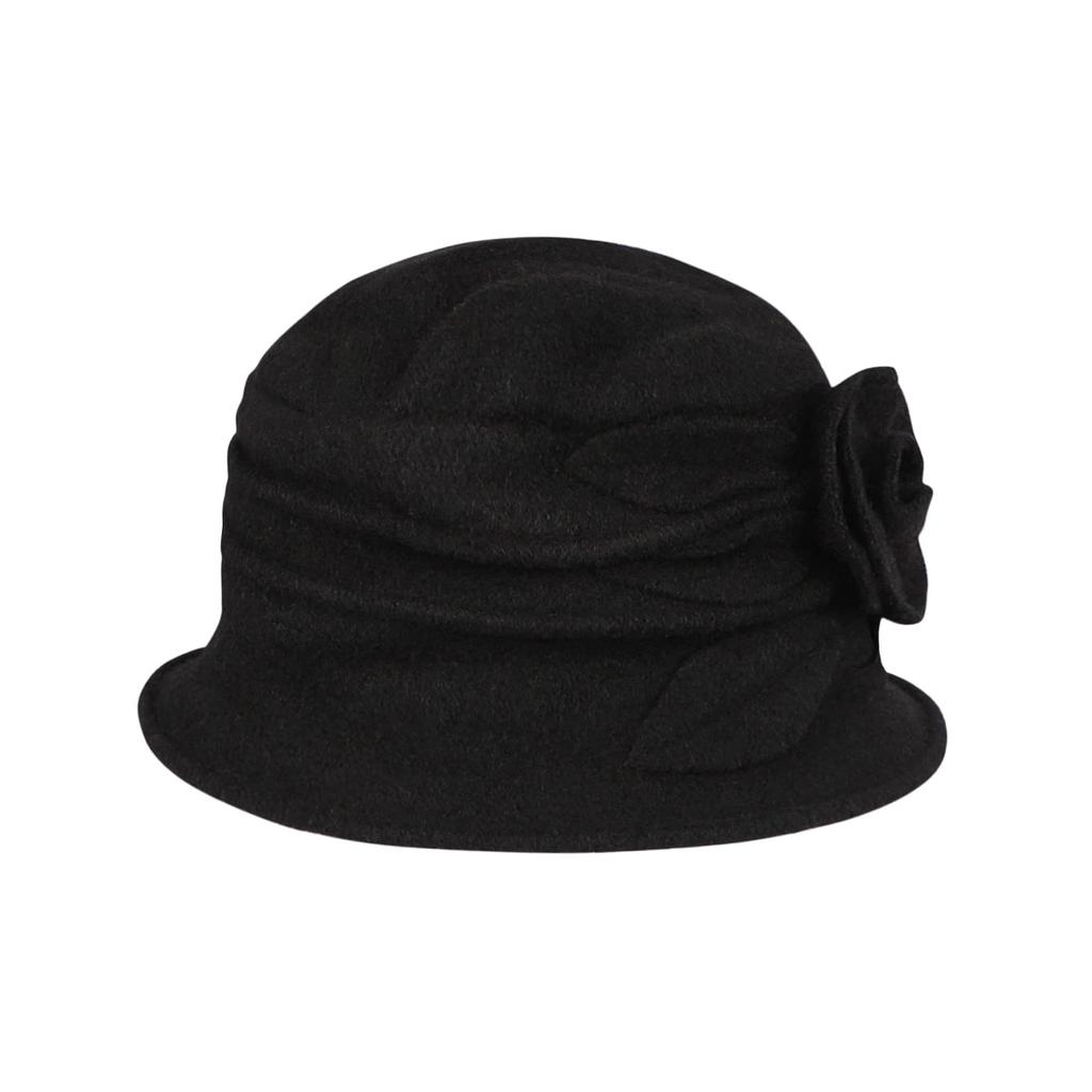 Grandma Bucket Knit Sun Cold Weather Small Knit Senior Stylish New Respect for the Aged Black [XGOPTS] Hat, Hat, Women's Hat, Spring, Autumn, Winter,