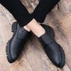 2025 Spring/Autumn Men's Leather Shoes: Trendy, Casual, British-Style Formal Footwear for Weddings and Business
