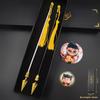 24cm/60.96in Fire Spear Anime Peripherals Nezha: The Demon Child’s Rebellion Gift Box Metal Katana Props Boy Collectible Toys