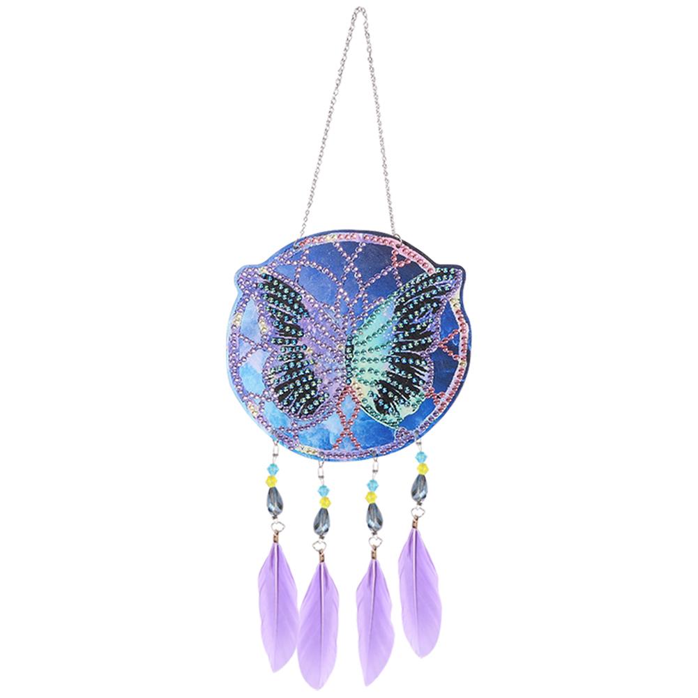 1PC Diamond Painting Dream Light Catcher Wind Chimes Crystal Craft Kit Pendant Home Wall Door Decor