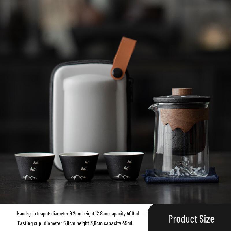 Shangqi Portable Ceramic Travel Tea Set