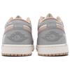 Jordan Air Jordan 1 Low top Vintage Basketball Shoes Men's Gray Pink 553558-169(Teamfour- )