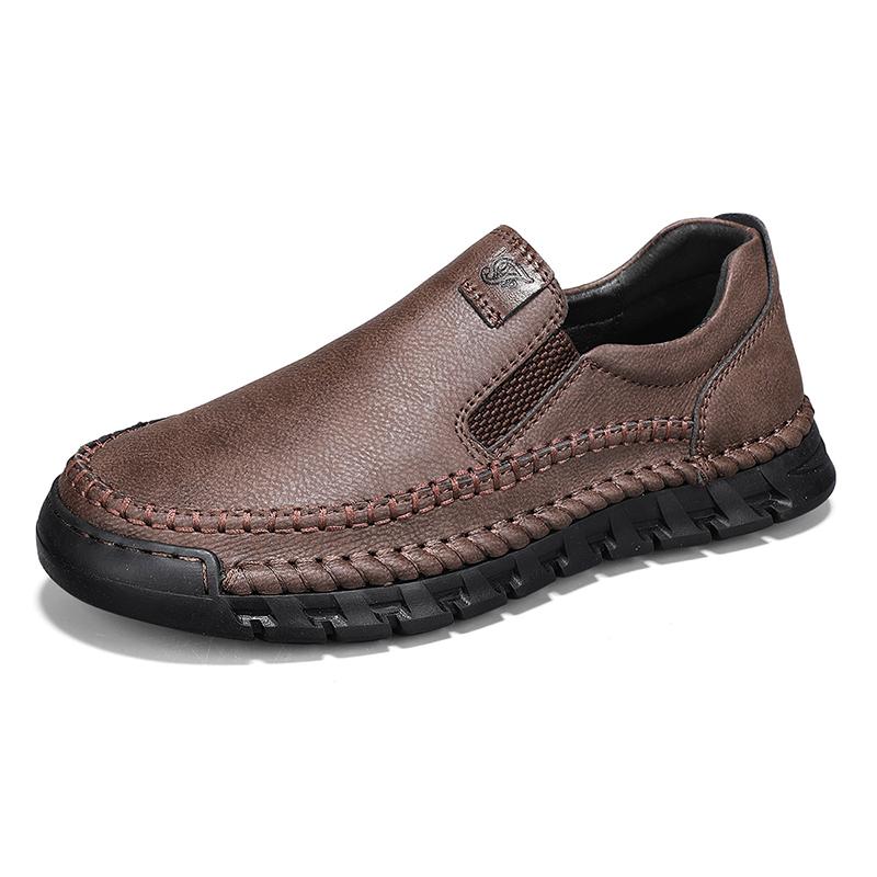 Fashion Handmade Men's Leather Shoes High Quality Hot Selling New Design Styles Leisure Business Office Daily Outdoor Comfortable Shoes