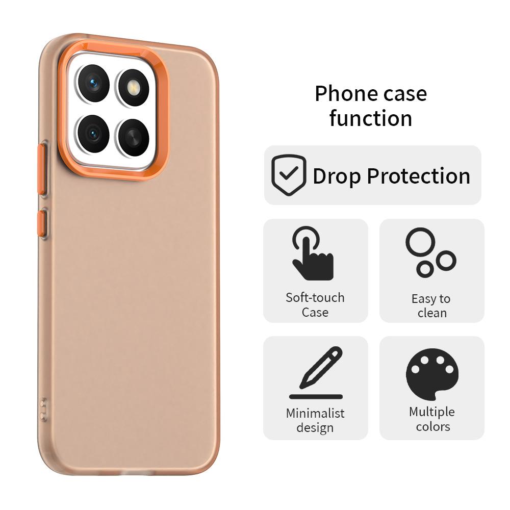 For Honor X8c 4G Case PC+TPU+PET Matte Anti-Drop Phone Back Cover