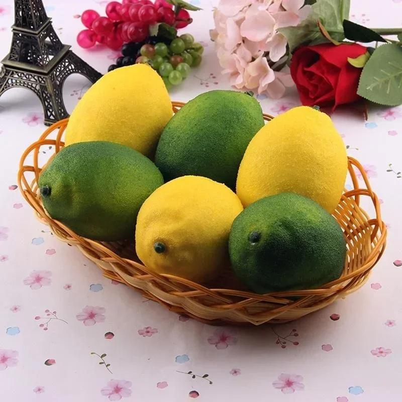Lemon Artificial Fruit Staging Home Decor Suitable for Stage Plays and Film and Television Dramas