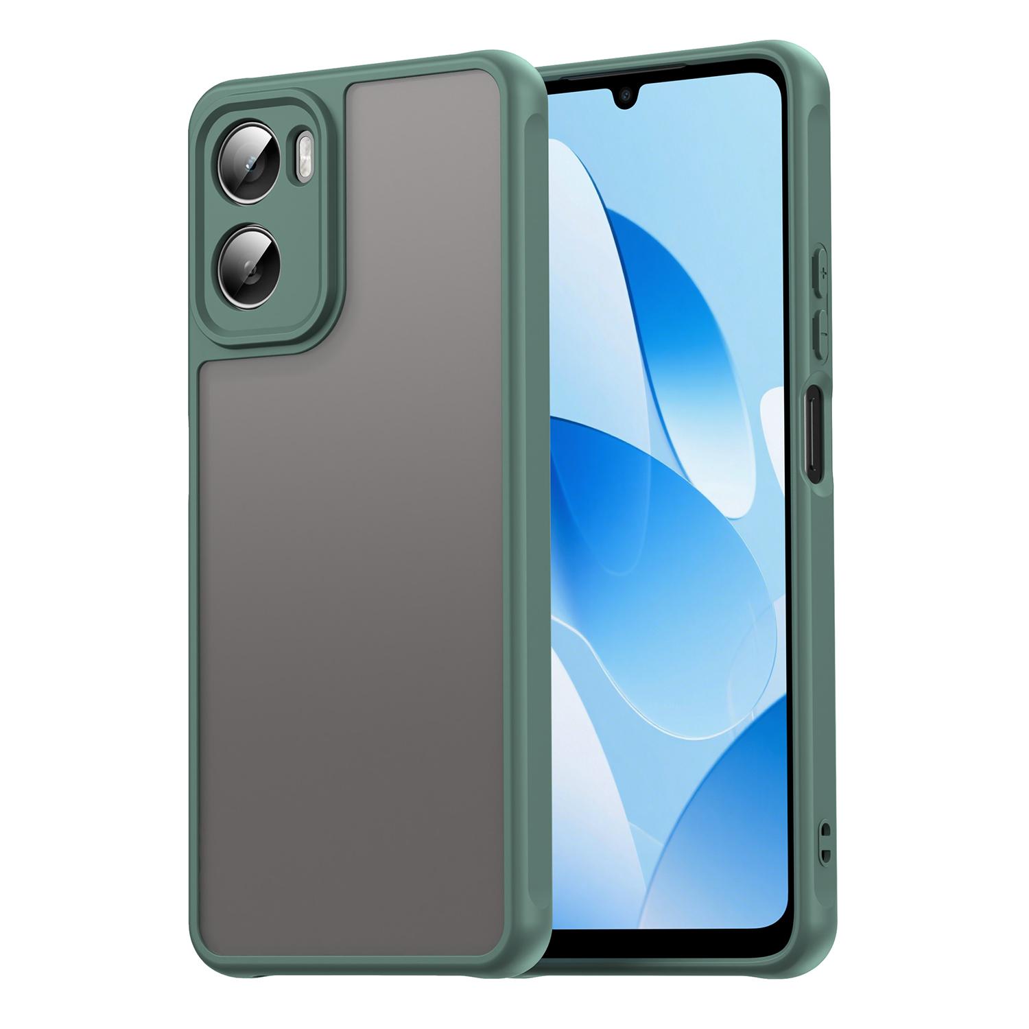 

Для Motorola Moto G06 4G Чохол Ударостійкий Подушки Безпеки Матовий Напівпрозорий ПК + ТПУ Задня Кришка Телефона