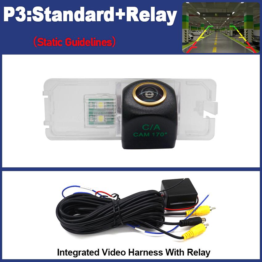 Car Rear View Camera For Volkswagen FOX HB 5Z1 5Z3 5Z4 2005~2018 CCD HD Night Vision Parking Reverse Backup Camera Golden Lens