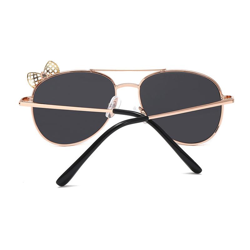 Kids Cute Metal Frame Spring Hinge Children Sun Glasses Fashion Girls Outdoor Cycling Goggles Party Eyewear