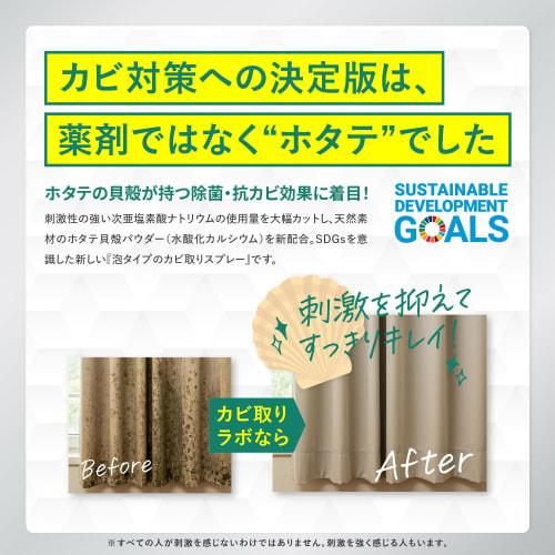 [Safe for wallpaper, wood, tatami, and flooring! Mild and powerful mold removal] Mold Removal Lab Mold Remover 450g Multi-Purpose Cleaner for Mold Pre