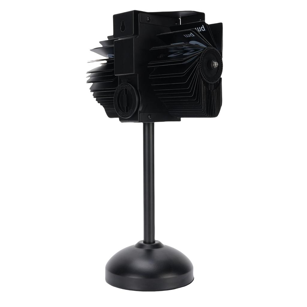 Digital Flip Desk Clock Stainless Steel 12 Hours Battery Powered Quiet Mechanical Auto Flip Clock for Living Room Office