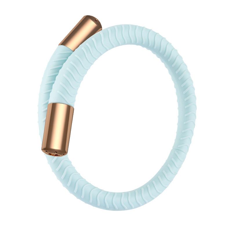 Silicone Essential Oil Release Wristband with Protective Minimalist Design