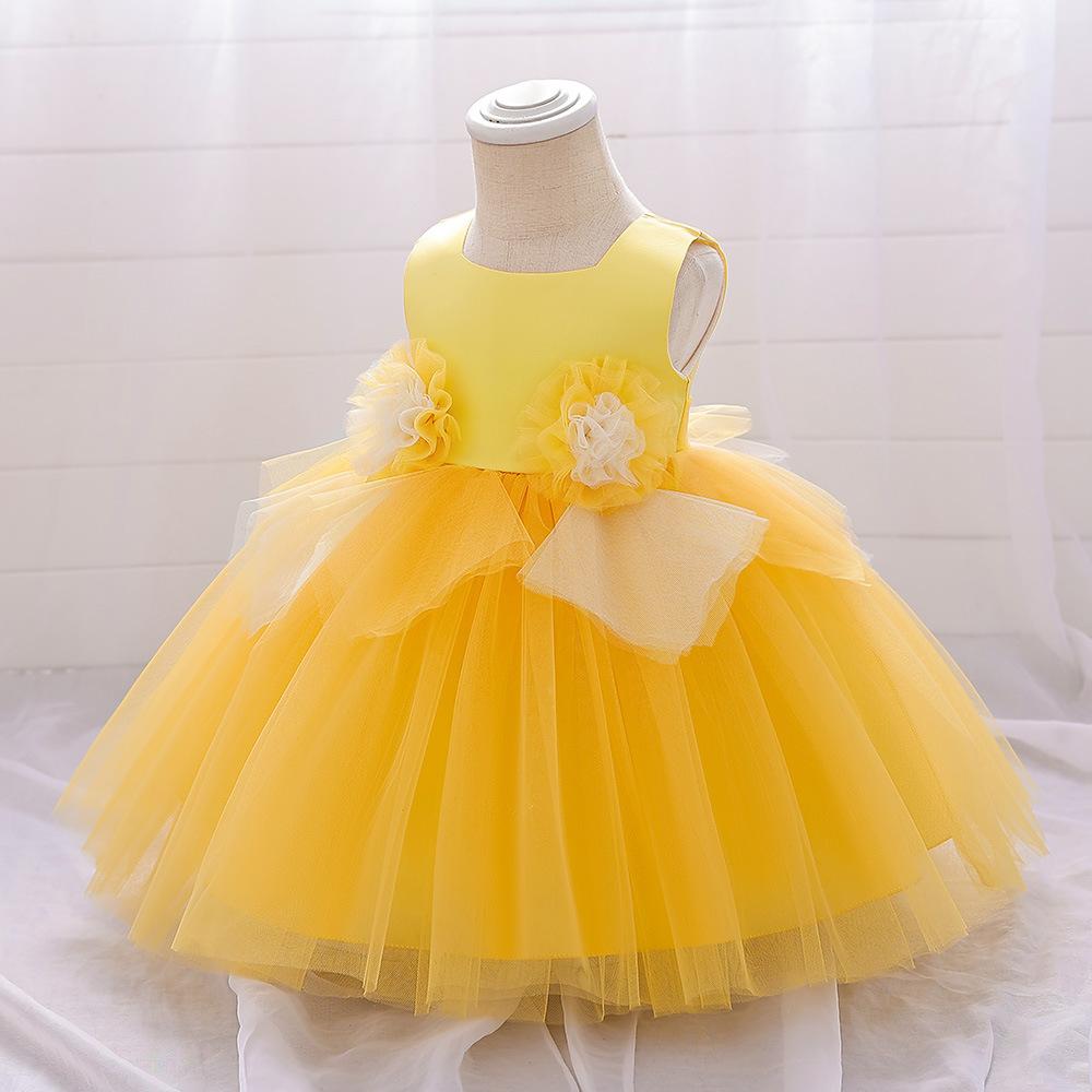 Weihnachtskleid Neugeborenes Baby Mädchen Kleid Partykleider für Mädchen 1 Jahr Geburtstag Prinzessin Kleid Spitze Taufkleid Babykleidung Weiß Taufe