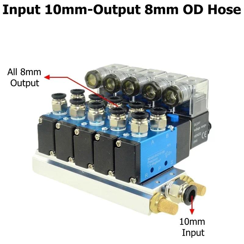 Pneumatic Two-position Five-way Solenoid Valve Electronic