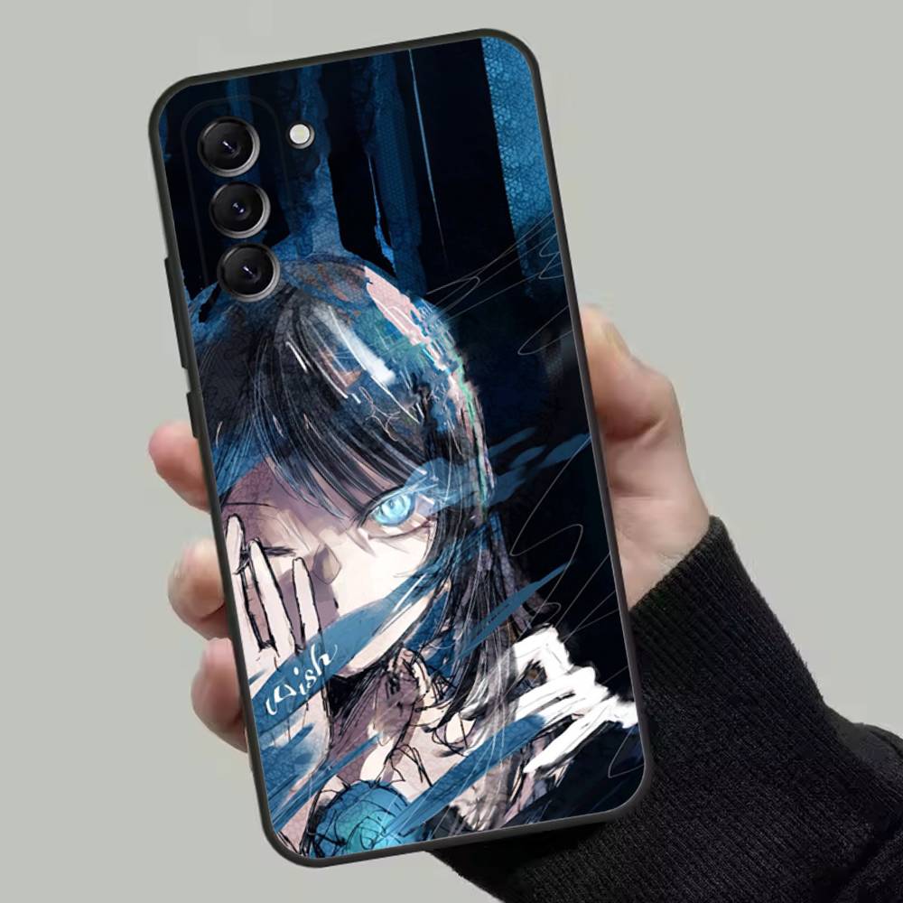 Ado Kyogen X Uta Handyhülle Für Samsung Galaxy A13,A21s,A22,A31,A32,A52,A53,A71,A80,Weiche Schwarze Schale